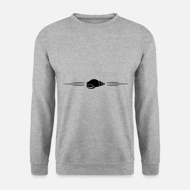 Ligne Shell - Sweat-shirt Unisexe - gris chiné