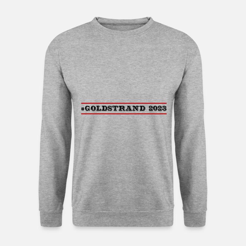 Goldstrand 2023 - Unisex Pullover - Weißgrau meliert