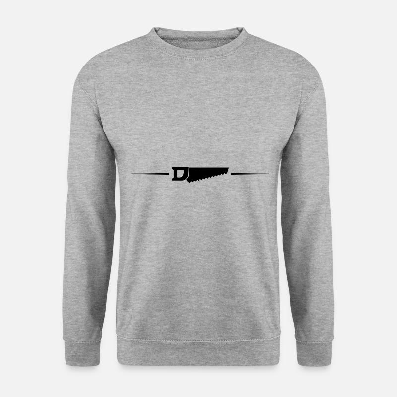 Saw icon line - Unisex Sweatshirt - salt & pepper