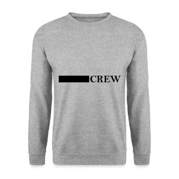 Conception de l’équipage - Sweat-shirt Unisexe - gris chiné - Devant - Alina (178cm) & Michal (187cm)