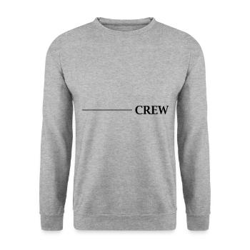Conception de l’équipage - Sweat-shirt Unisexe - gris chiné - Devant - Alina (178cm) & Michal (187cm)