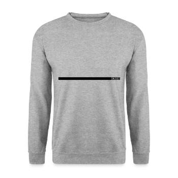 Conception de l’équipage - Sweat-shirt Unisexe - gris chiné - Devant - Alina (178cm) & Michal (187cm)