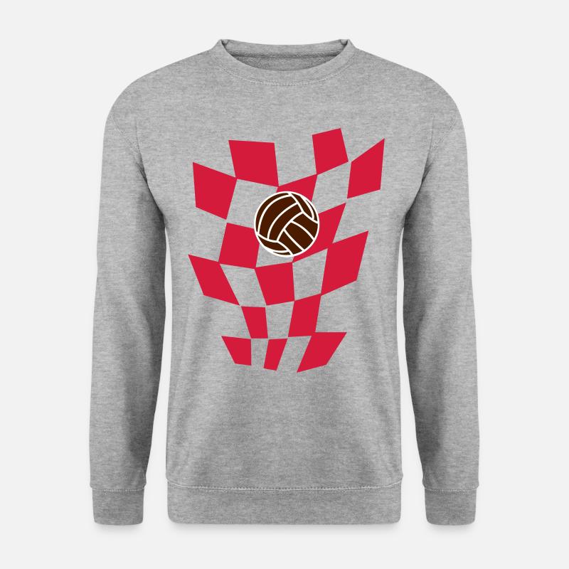 Kroatien - Unisex Pullover - Weißgrau meliert