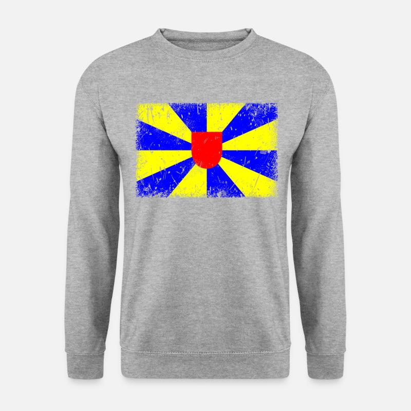 Westflandern - Unisex Pullover - Weißgrau meliert