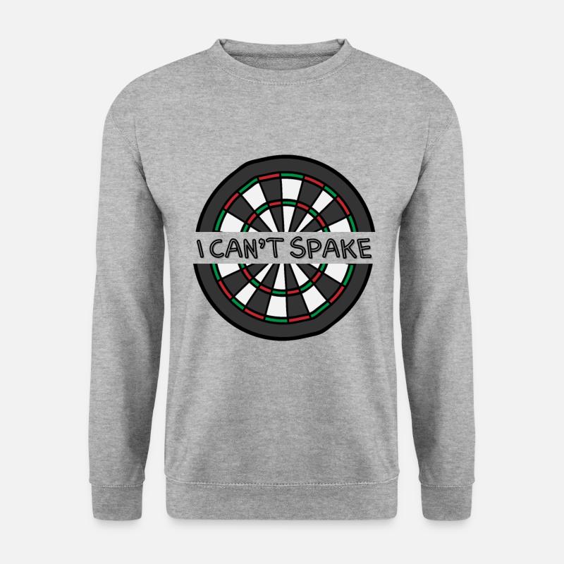 I can't spake - Unisex Sweatshirt - salt & pepper