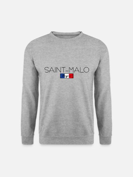 FÊTE D’ÉTÉ DE SAINT-MALO FRANCE (b) - Sweat-shirt Unisexe - gris chiné