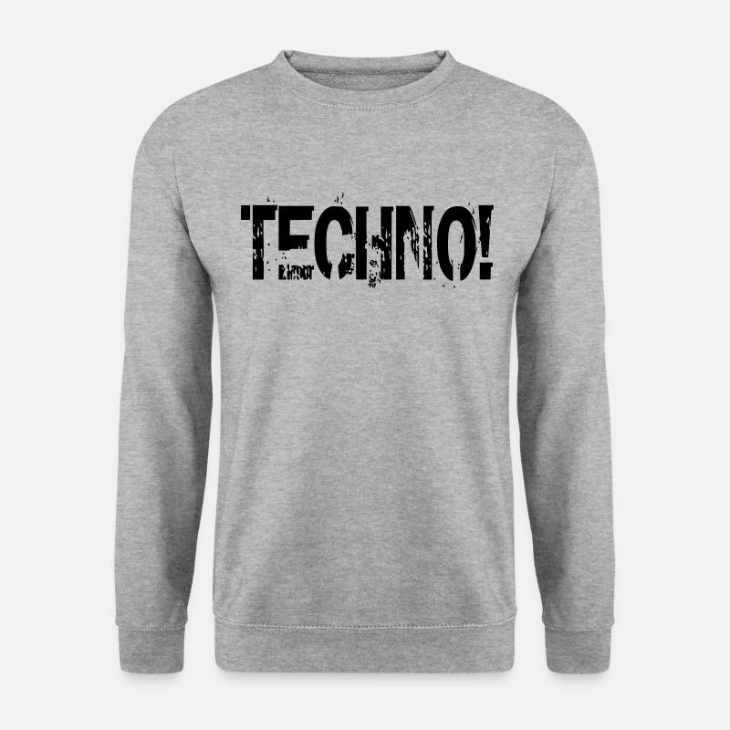 Techno - Unisex Sweatshirt - salt & pepper