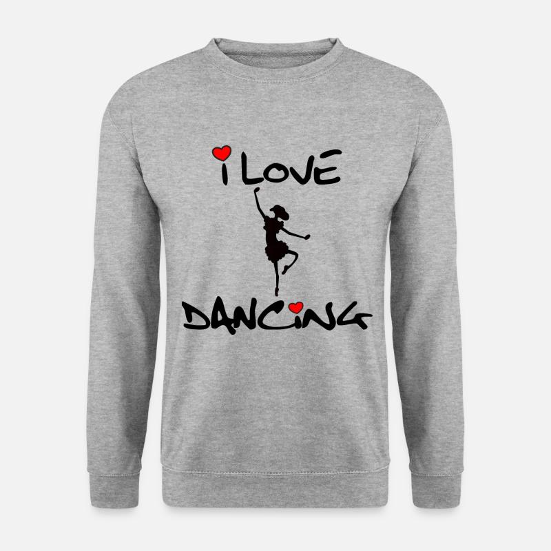 Dancing - Unisex Pullover - Weißgrau meliert