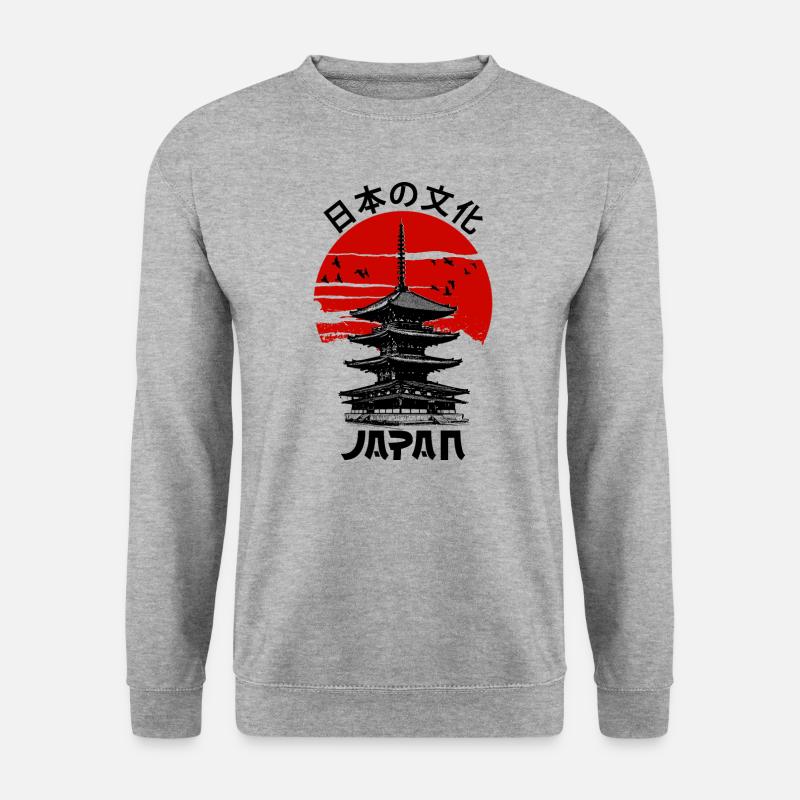 Japan Tower Red Sun - Unisex Sweatshirt - salt & pepper