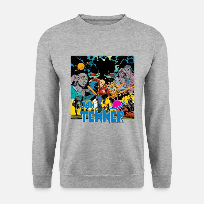 Jan Tenner Ein neuer Anfang - Unisex Pullover - Weißgrau meliert