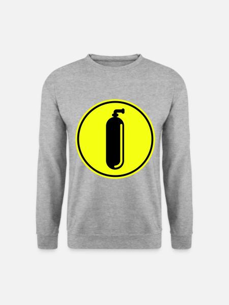 Oxygen Diving Circle - Unisex Sweatshirt - salt & pepper