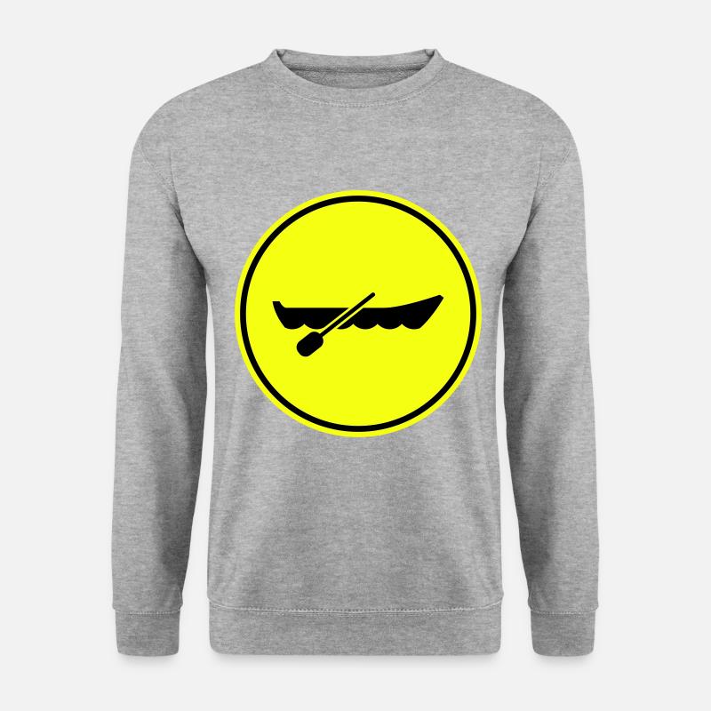 boot symbol silhouette - Unisex Sweatshirt - salt & pepper