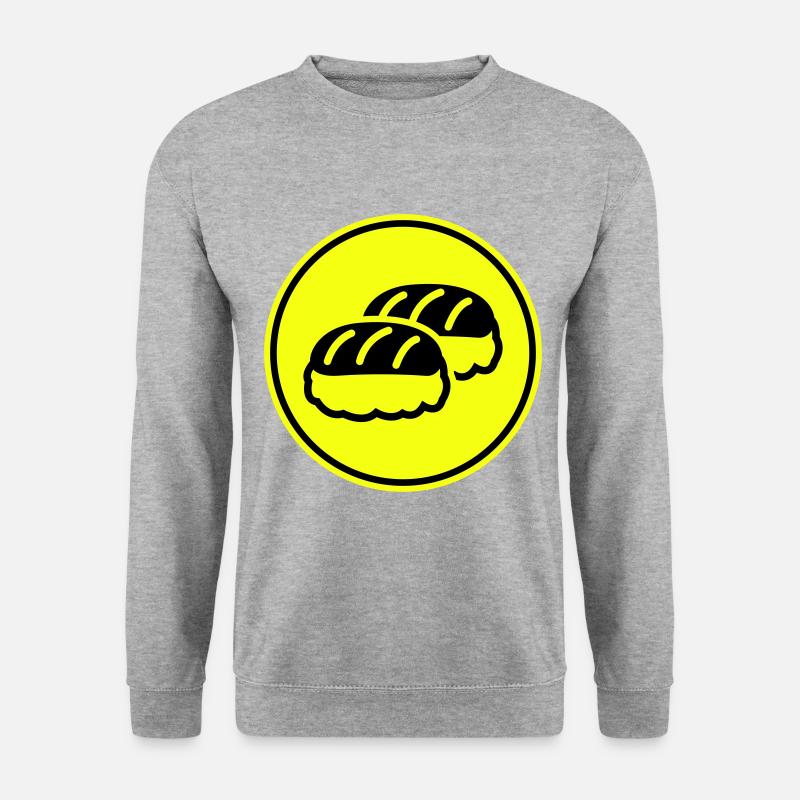 Sushi icon Silhouette - Unisex Sweatshirt - salt & pepper