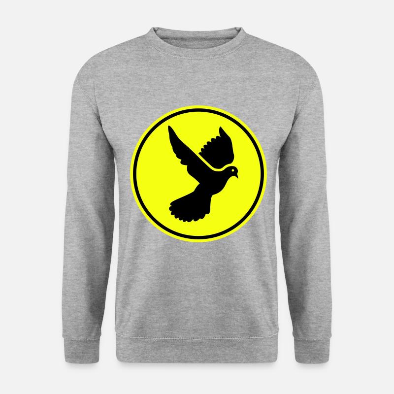 Dove symbol - Unisex Sweatshirt - salt & pepper