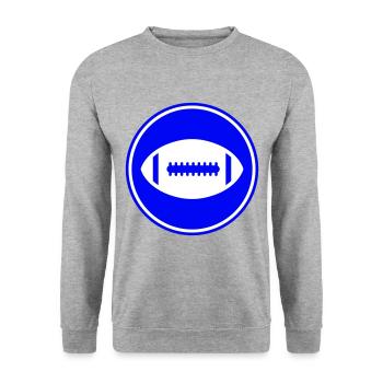 Icône de l’icône Football - Sweat-shirt Unisexe - gris chiné - Devant - Alina (178cm) & Michal (187cm)