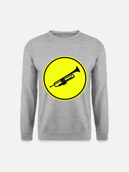 Trumpet music - Unisex Sweatshirt - salt & pepper