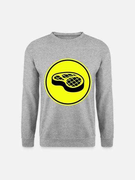 Meat steak symbol - Unisex Sweatshirt - salt & pepper