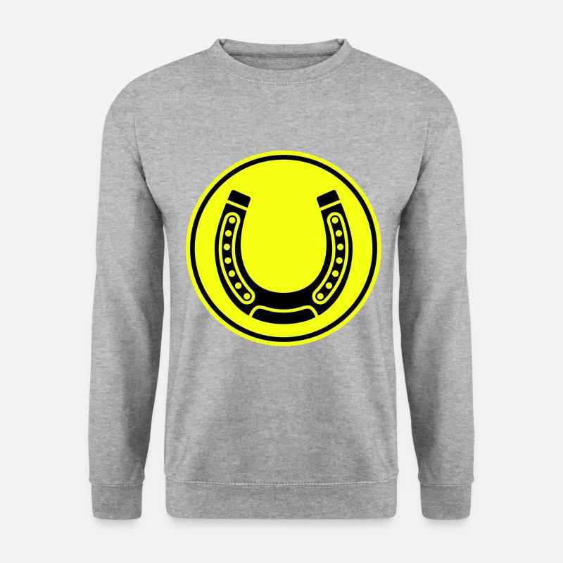 Horseshoe Symbol - Unisex Sweatshirt - salt & pepper