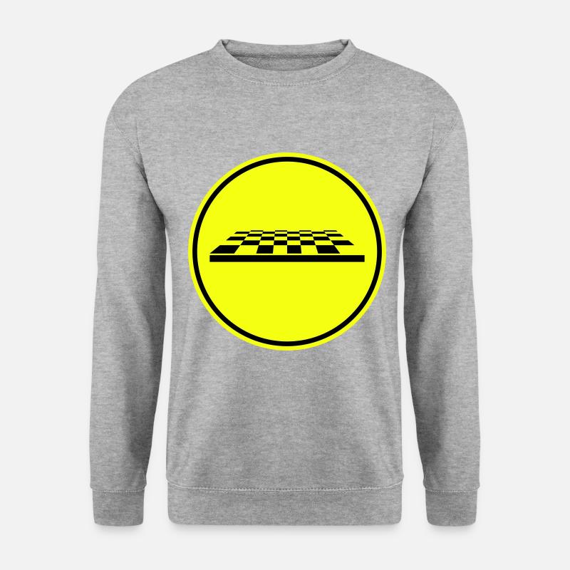 Chessboard symbol - Unisex Sweatshirt - salt & pepper