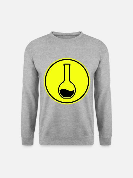Test tube chemist - Unisex Sweatshirt - salt & pepper