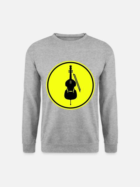 Violin icon icon - Unisex Sweatshirt - salt & pepper