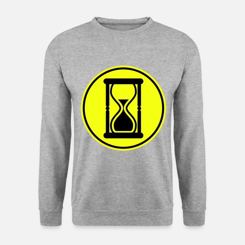 Hourglass icon - Unisex Sweatshirt - salt & pepper