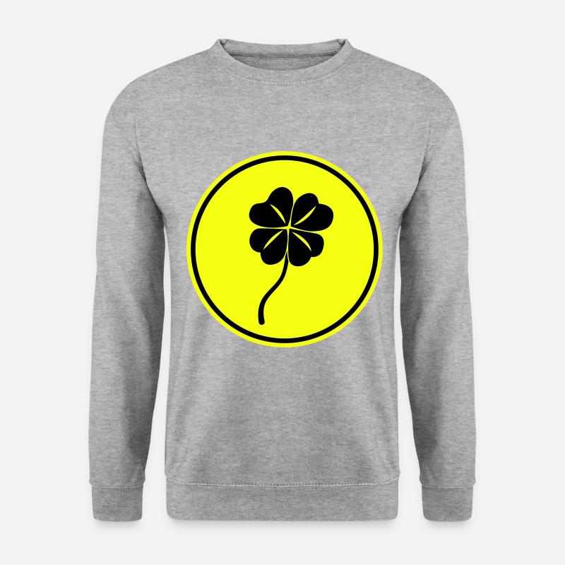 La chance de Cloverleaf - Sweat-shirt Unisexe - gris chiné