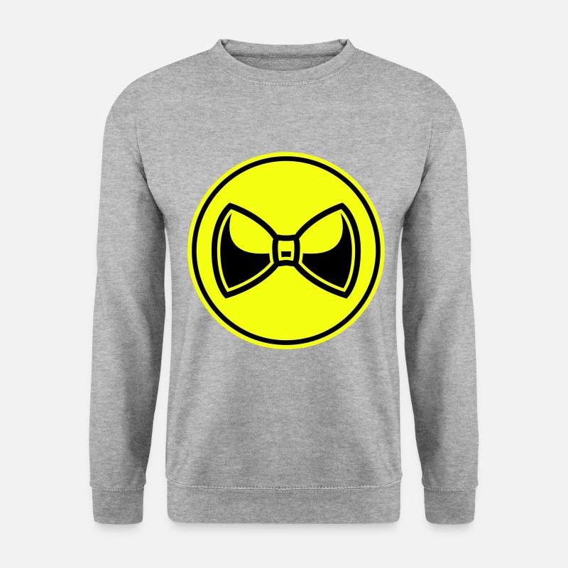 Bow Tie Gentleman - Unisex Pullover - Weißgrau meliert