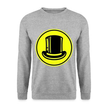 Groom Cylinder - Unisex Sweatshirt - salt & pepper - Front - Alina (178cm) & Michal (187cm)
