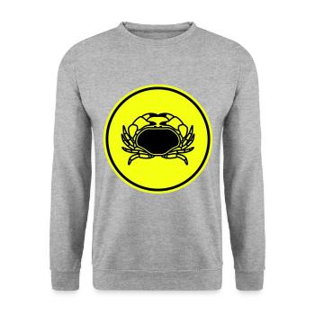 Animal cancéreux - Sweat-shirt Unisexe - gris chiné - Devant - Alina (178cm) & Michal (187cm)