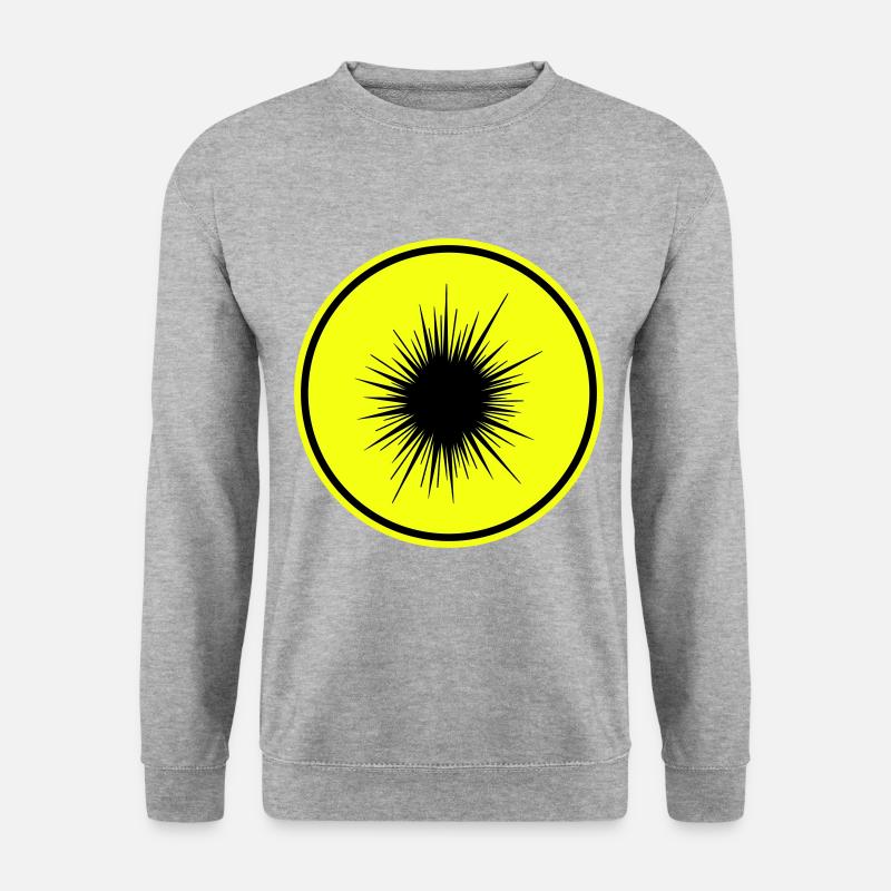 Symbole du hérisson de mer - Sweat-shirt Unisexe - gris chiné
