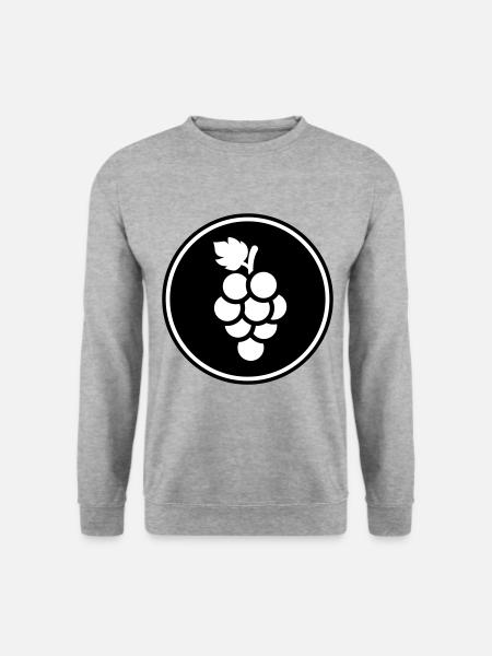 grapes - Unisex Sweatshirt - salt & pepper
