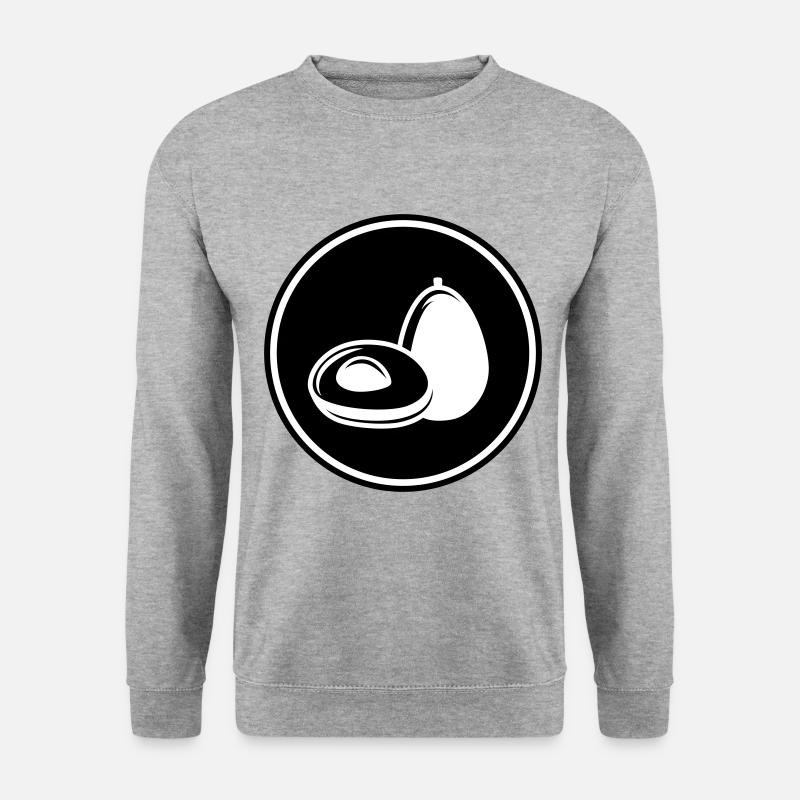 Avocado symbol - Unisex Sweatshirt - salt & pepper