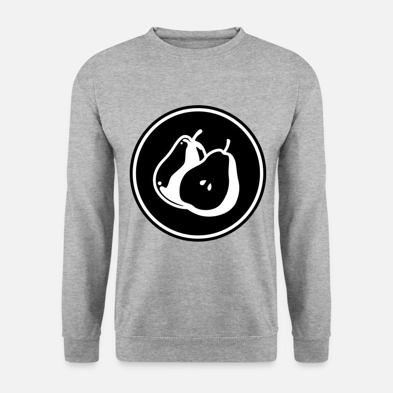Fruit de poire - Sweat-shirt Unisexe - gris chiné