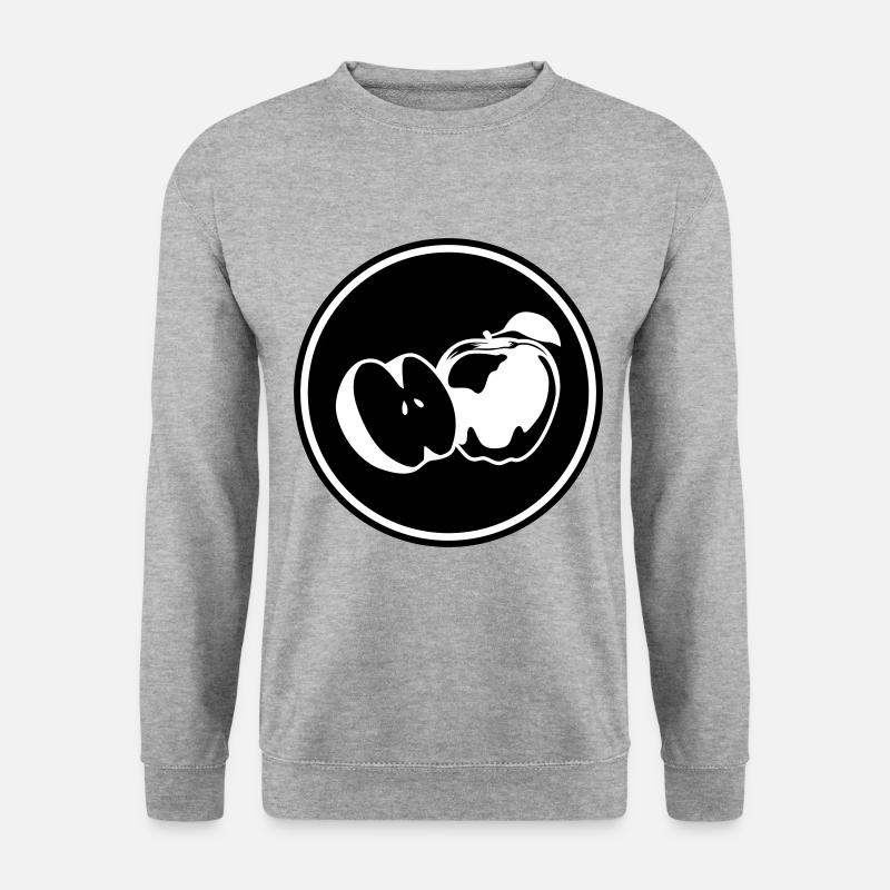 Apple icon vitamins - Unisex Sweatshirt - salt & pepper