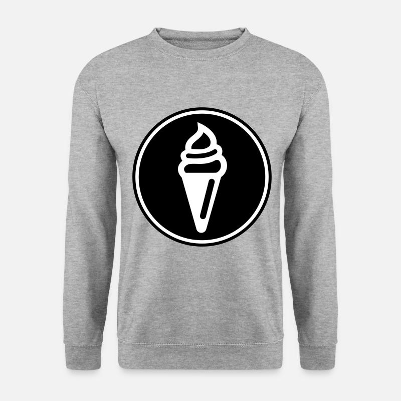 Icône d’icône de glace - Sweat-shirt Unisexe - gris chiné