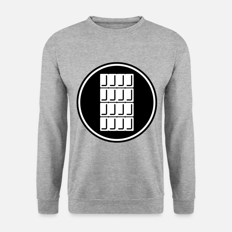 Chocolate Icon Symbol - Unisex Sweatshirt - salt & pepper