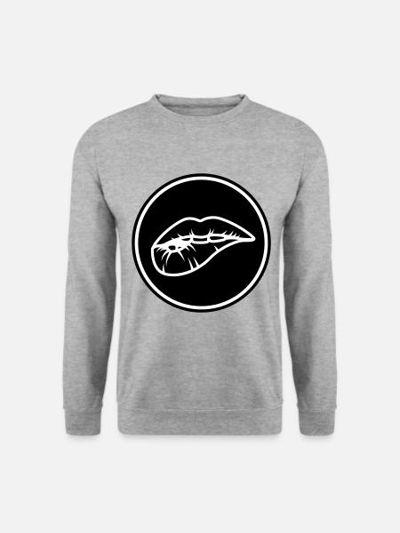 Lips - Unisex Sweatshirt - salt & pepper