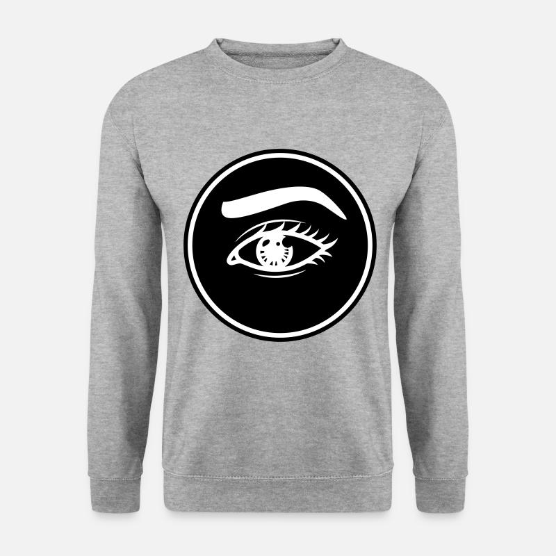 Eye symbol - Unisex Sweatshirt - salt & pepper