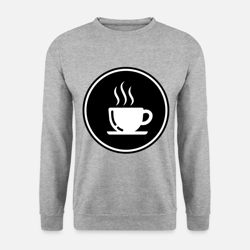 Coffee cup - Unisex Sweatshirt - salt & pepper