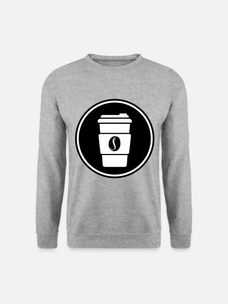 Coffee Symbol - Unisex Sweatshirt - salt & pepper