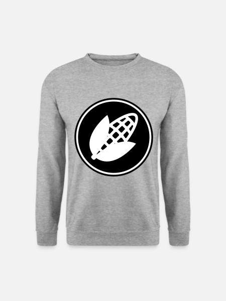 Corn symbol - Unisex Sweatshirt - salt & pepper