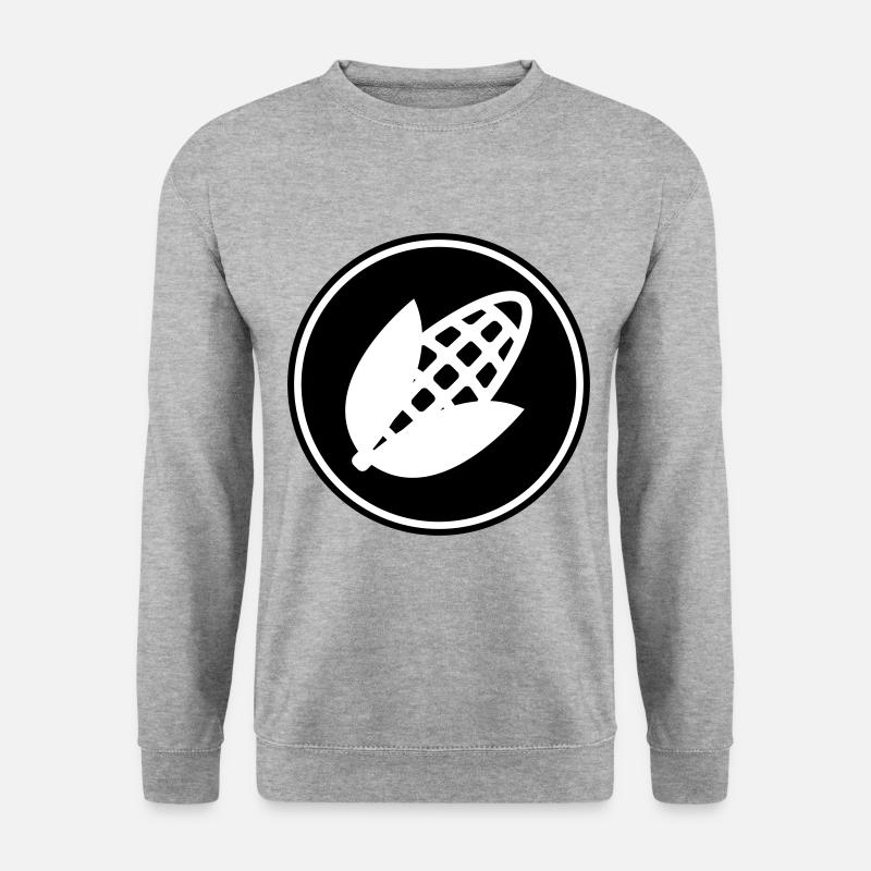 Corn symbol - Unisex Sweatshirt - salt & pepper