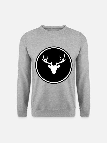 Deer deer icon - Unisex Sweatshirt - salt & pepper
