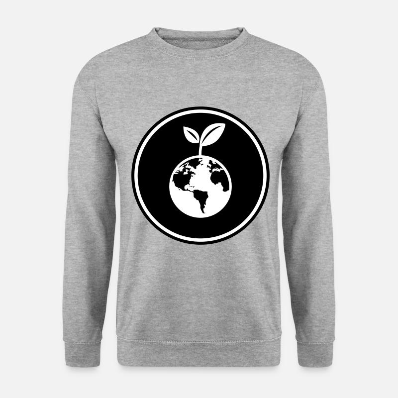 Planète Terre - Sweat-shirt Unisexe - gris chiné