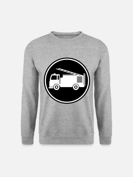 Fire engine - Unisex Sweatshirt - salt & pepper