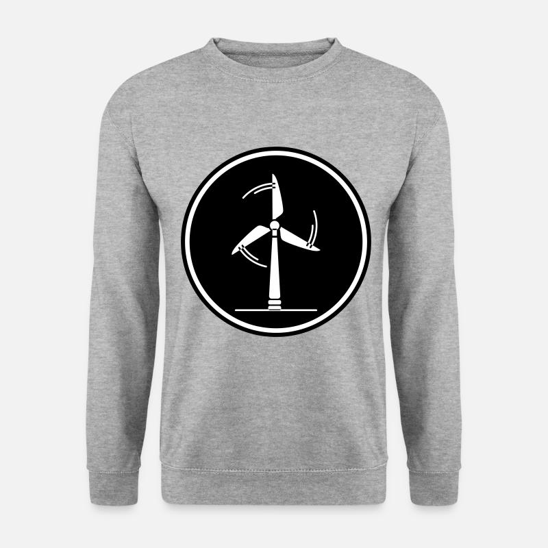 Énergie éolienne - Sweat-shirt Unisexe - gris chiné