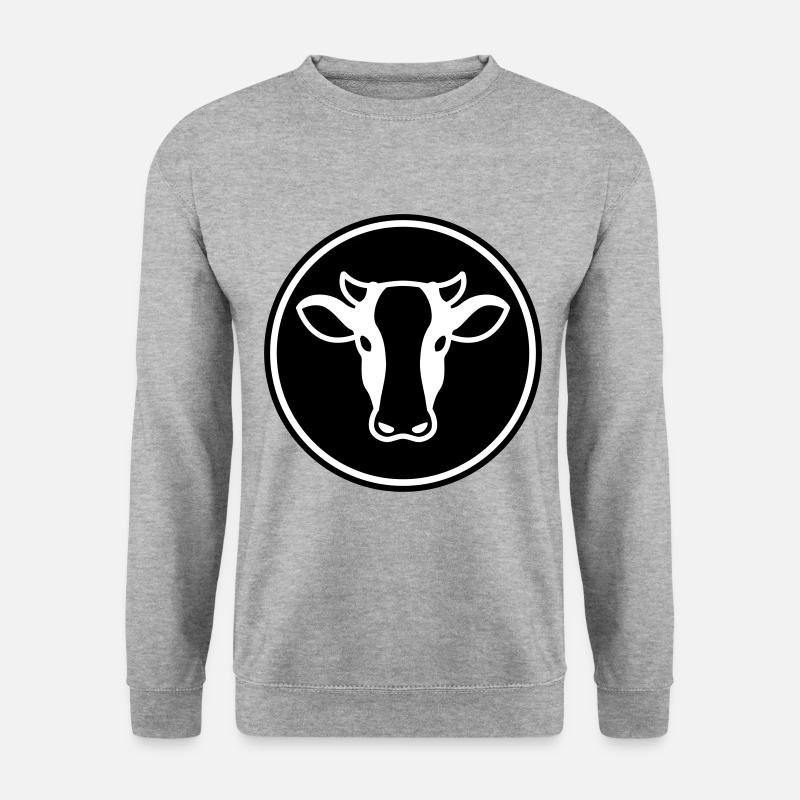 Cow Head - Unisex Sweatshirt - salt & pepper