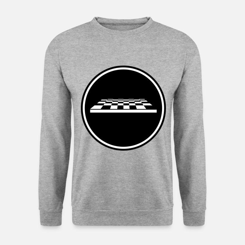 Chess board icon - Unisex Sweatshirt - salt & pepper