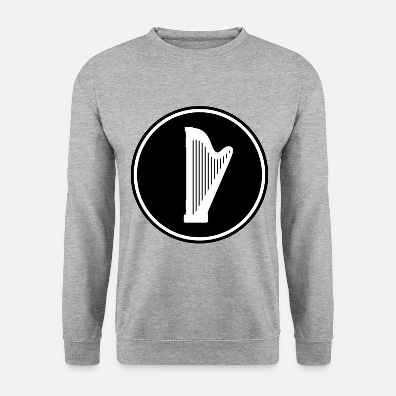 Harp symbol - Unisex Sweatshirt - salt & pepper